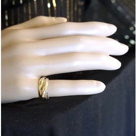 Cartier-Cartier tricolore 18k Taille de bague Trinity 52-Multicolore