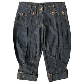 Dolce & Gabbana Jeanshose reiten Blau