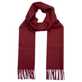 Autre Marque-Scottish cashmere scarf in red-Red