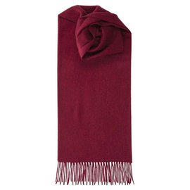 Autre Marque-Scottish cashmere scarf in red-Red