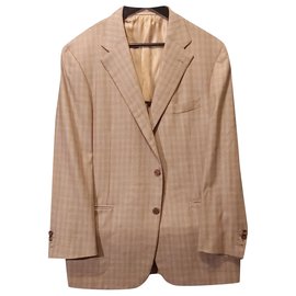 Ermenegildo Zegna-BLAZER ZEGNA NAPOLI COUTURE / HAND MADE / 15 milmil 15-Beige