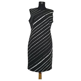 Robe à rayures Dkny noir et blanc Noir Blanc