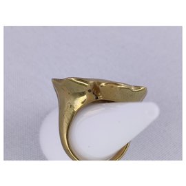 Dior-Golden flower dior ring-Gold hardware