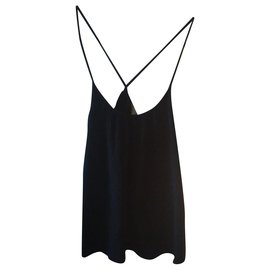 Ba&Sh Hilton Top Schwarz Viscose Schwarz