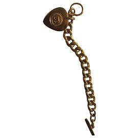 Pulseira Chanel de malha dourada Dourado