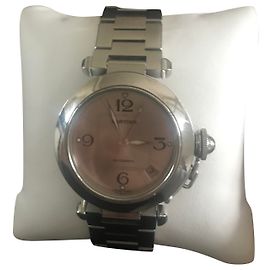 Reloj Cartier Pasha automático de acero Plata