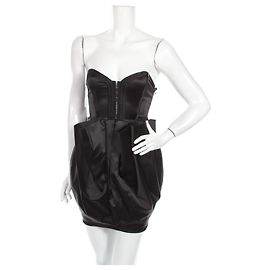 Mangano Kleid Schwarz Schwarz