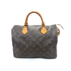 Louis Vuitton-SPEEDY 30 MONOGRAM-Marron