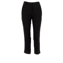 Céline Pantalon recortado Negro