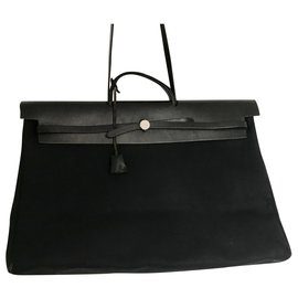 Hermès-Hermes weekender-Black