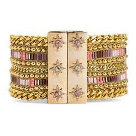 Bracciale Hipanema con perle rosa Rosa