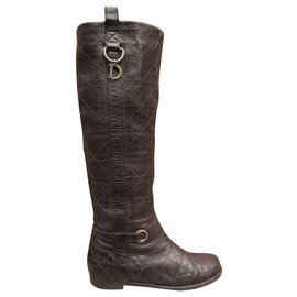 Dior-Dior p boots 36,5-Dark brown