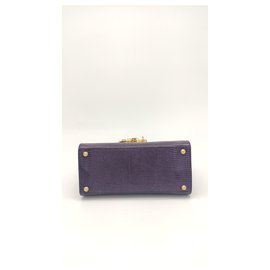 Dolce & Gabbana-Monica bag by Dolce & Gabbana in purple leather-Purple