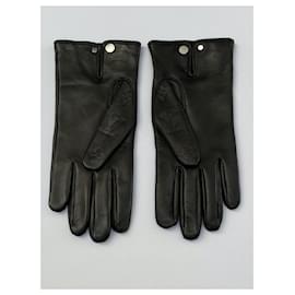 Louis Vuitton-Louis Vuitton Monogram Shadow Classic gloves-Black