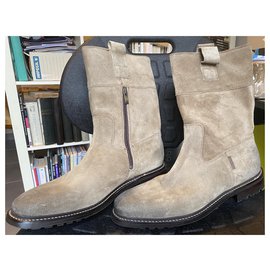 Autre Marque-Boots Floris Van Bommel-Beige