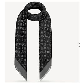 Louis Vuitton M75123  Scialle Monogram Shine Nero