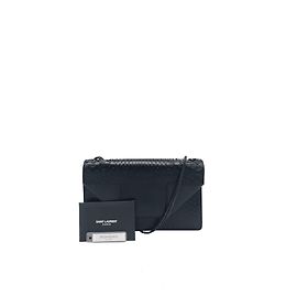 Saint Laurent Betty Tasche in Python Schwarz