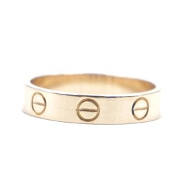 Cartier-Cartier Or Rose 18k Taille de bague de mariage d'amour 50-Doré