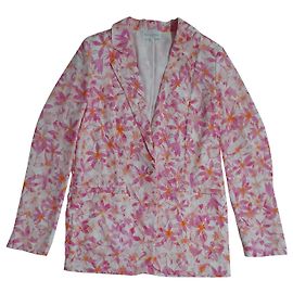 Patrizia Pepe floral blazer polyester size 42 Multiple colors