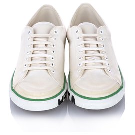 Balenciaga-Tênis Balenciaga White Match Canvas-Branco,Verde