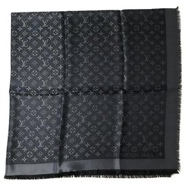 Louis Vuitton-Scialle Louis Vuitton Shine nero-Black