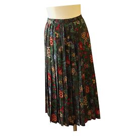 Gerard Darel pleated printed skirt Multiple colors