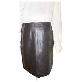 Max & Moi Brauner Lederrock Braun