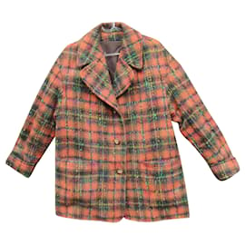 Autre Marque-giacca invernale in lana e mohair nuova condizione t 44-Arancione
