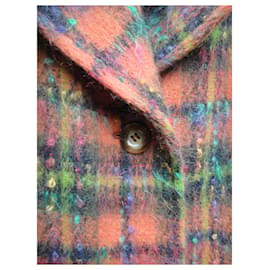 Autre Marque-giacca invernale in lana e mohair nuova condizione t 44-Arancione
