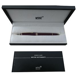 Gold Füllfederhalter Montblanc Bakelit Bordeaux Vintage Box Bordeaux