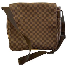 Louis Vuitton Briefcase Brown Leather Brown