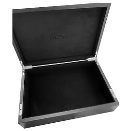 Chanel leather box Black