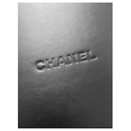 Chanel-Caixa de couro chanel-Preto