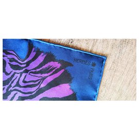 Hermès-PEGASO DE ZEBRA-Púrpura