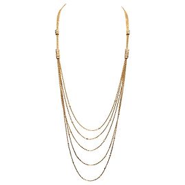 Collana lunga Boucheron, "Four Radiant", in oro giallo e diamanti. Altro
