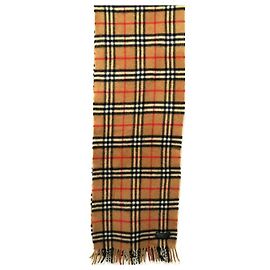 - Lenço BURBERRYS DE LONDRES,  tartan,VINTAGE Bege