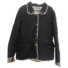 Burberry-Girl Coats outerwear-Black