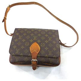 Louis Vuitton CARTOUCHIERE GM MONOGRAM Marron