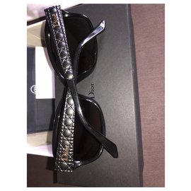 Christian Dior-Novos óculos de sol Coquette modelo Dior-Preto