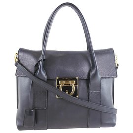 Salvatore Ferragamo-Salvatore Ferragamo Gancini-Noir