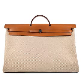 Hermès classic Herbag zip GM Beige