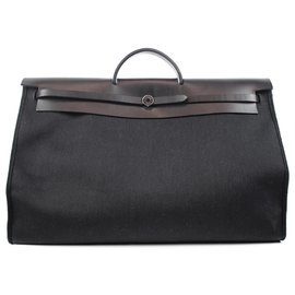 Hermès-Hermès classic Herbag zip GM.-Black