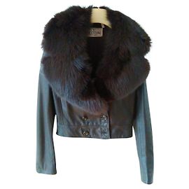 VALENTINO LEATHER JACKET Brown