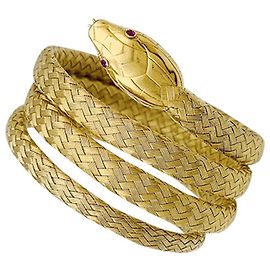 inconnue Pulsera A Serpent en oro amarillo. Otro