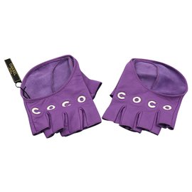 Chanel-Chanel 2019 runway collection glove-Purple