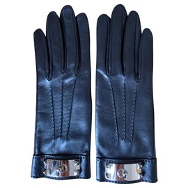 Hermès-Gloves-Black