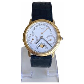 Chopard-Chopard Luna D'oro Perpetual Calendar Yellow Gold.-Golden