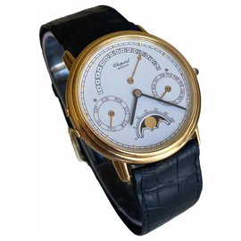 Chopard-Chopard Luna D'oro Perpetual Calendar Yellow Gold.-Golden