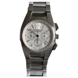 Bulgari-Bulgari Ergon Chronograph-Silvery
