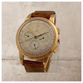 Omega-Rare Rose gold Omega Lemania Movement CH 27 c 12C  Pre 321-Golden